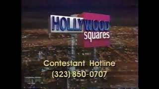 Hollywood Squares Contestant Plug U0026 Bumper 2001