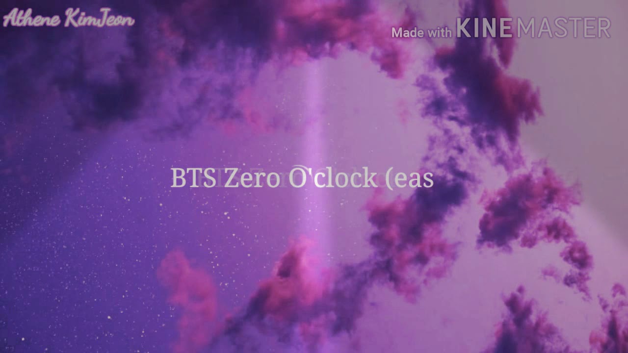 BTS Zero O'clock easy lyrics