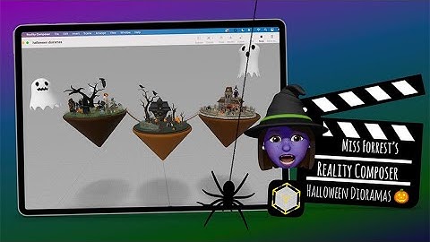 Halloween Reality Composer Spooky Dioramas