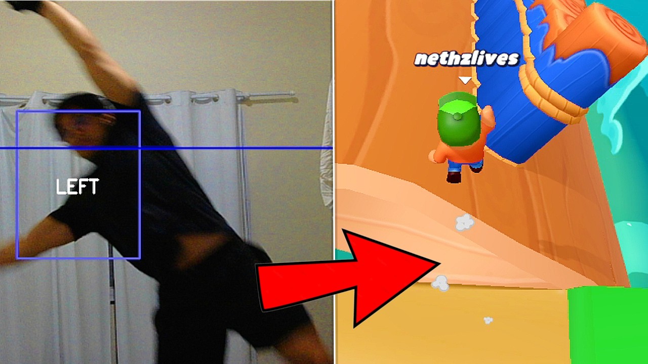 controlando jogos com a WEBCAM