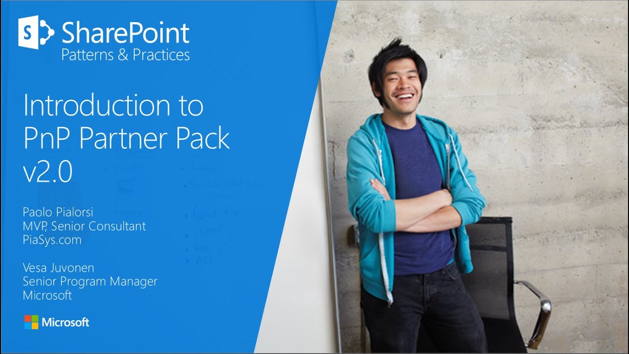 PnP Webcast - Introduction to PnP Partner Pack v2.0 - YouTube