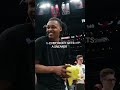 Bub Carrington threw his sneakers into the crowd after our last home game 🤣 #nba #shorts #newbalance