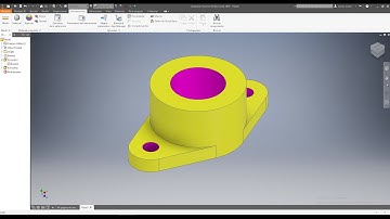 Apoyo de rodamiento en Inventor 2019