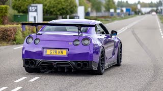 35+ Nissan GT-R R35 Accelerating LOUD! 1200HP GT-R, Top Secret GT-R, 1050HP GT-R, iPE GT-R