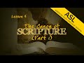 The Canon of Scripture (Part 1) (in ASL) | How We Got the Bible