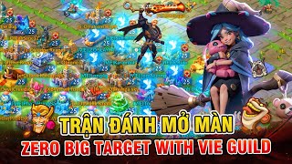 TRẬN CHIẾN MỞ MÀN KINGDOM MỚI | ZERO BIG TARGET WITH VIE GUILD | LORDS MOBILE