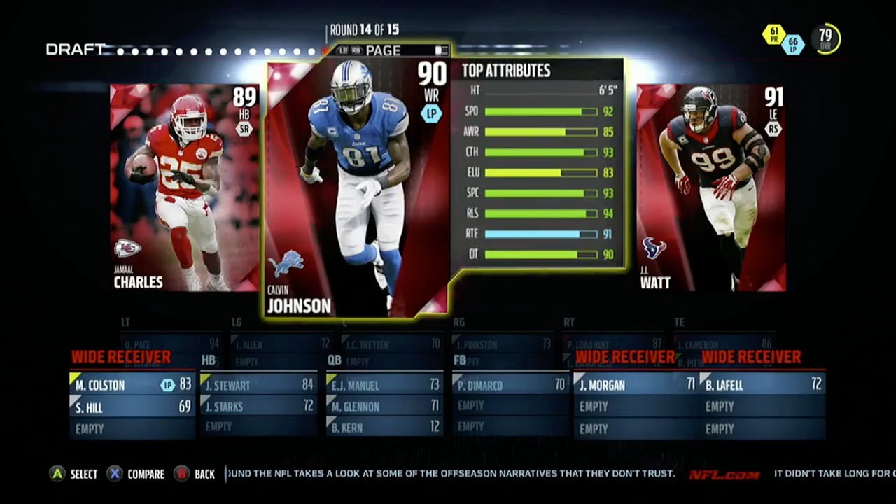 madden 16 draft champions