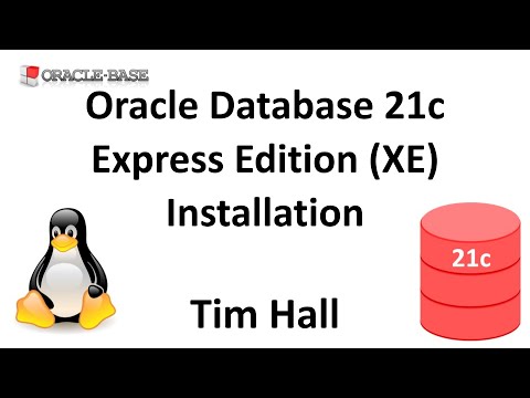 Installation dOracle Database 21c Express Edition XE