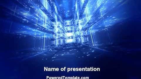 Future Structures PowerPoint Template by PoweredTemplate.com