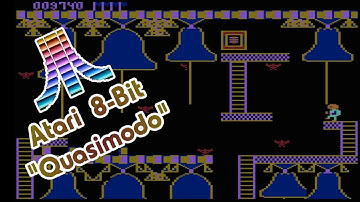 Atari 8-Bit Game Play, Quasimodo
