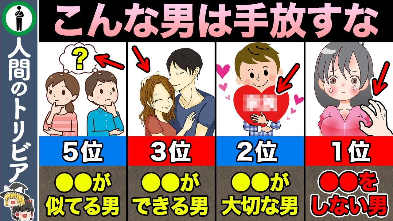 【TOP12】超貴重！絶対に手放してはいけない男の特徴