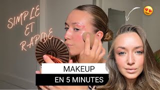 MAKEUP EN 5 MINUTES | Mes astuces pour un maquillage rapide.