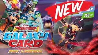 Pek LAGENDA I BoBoiBoy Galaxy Card Unpack COMPLETE SET