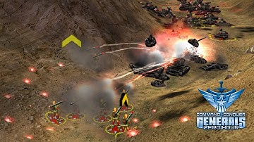 [C&C Zero Hour] Insane 1vs7 - Infantry vs 7 hard Tank - IMPROVED VERSION