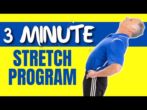 A three minute stretch program to help prevent pain at work or home ...