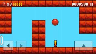 Completing Bounce Original Level 1... screenshot 3