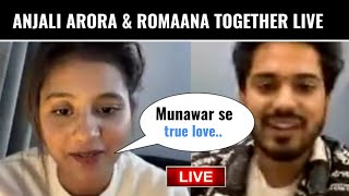 Anjali Arora & Romaana Together Live For KYA HOTA Song | Kya hota Romaana B Prak New Song