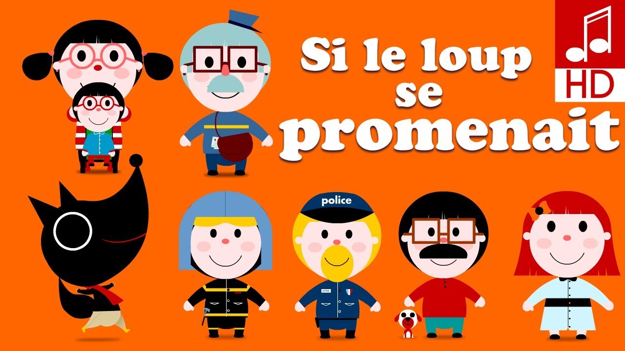 Si Le Loup Se Promenait Comptine Bebe Comptine Pour Maternelles