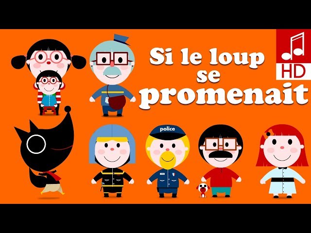 Si Le Loup Se Promenait Comptine Bebe Comptine Pour Maternelles