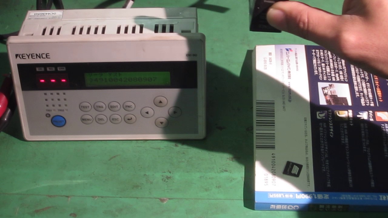 最も優遇のその他KEYENCE BL-1300HA/DV-90N Ultra Small Digital Barcode Reader / Controller　 動作確認