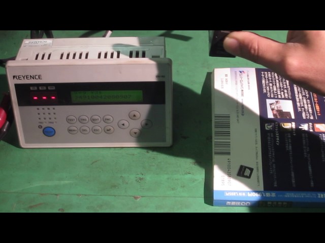KEYENCE BL-1300HA/DV-90N Ultra Small Digital Barcode Reader