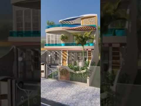 Video: Buet L-formet hus med en særskilt facadefarve: Fagerström Residence