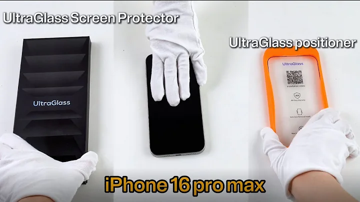 UltraGlass: How to install the Best Screen Protector for iPhone 16 Pro Max