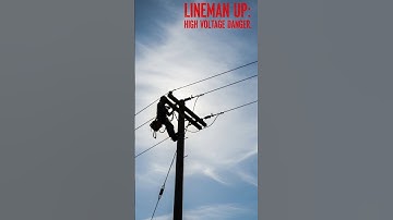 ⚡️Insane Precision! High-Voltage Lineman Work – Splicing Power Lines #shorts #electrical