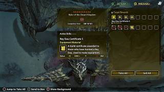 Monster Hunter Wilds - 10-star Arch-tempered Rey Dau (GS 9'10")
