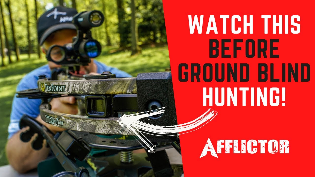 Tips for Ground Blind Hunting with CROSSBOWS YouTube