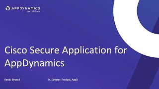 Cisco Secure Application for AppDynamics screenshot 2