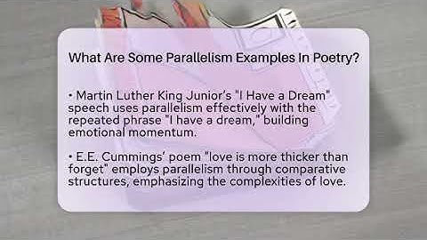 What Are Some Parallelism Examples In Poetry? - The Prose Path