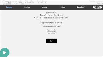 Popover Menu - How To