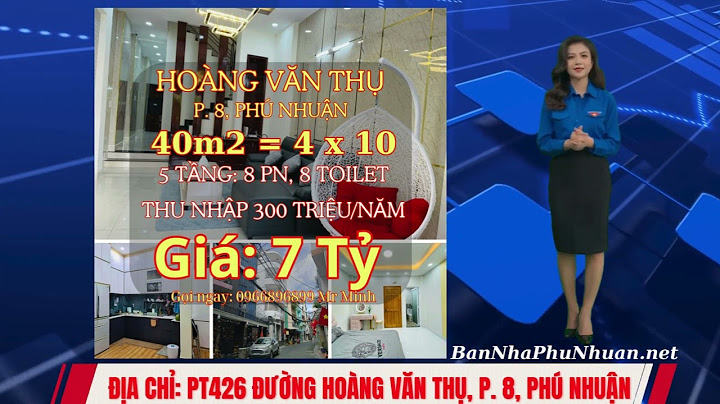 Baán nhà mặt tiền hoàng văn thu quận tân bình năm 2024