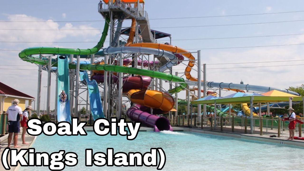 Waterslides at Soak City (Kings Island) YouTube