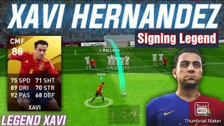 Legend Xavi signing | Pes 2020 Legends