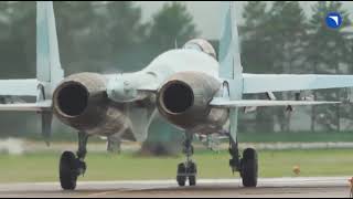 ОАК передала Минобороны России очередные новые самолеты Су-35С.