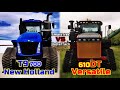New Holland T9700 VS Versatile 610 DT - Ultimate Comparison (Largest N.Holland vs Largest Versatile)