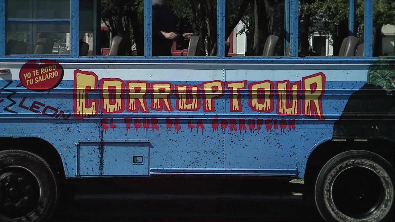 Corruptour highlights the corruption of Monterrey