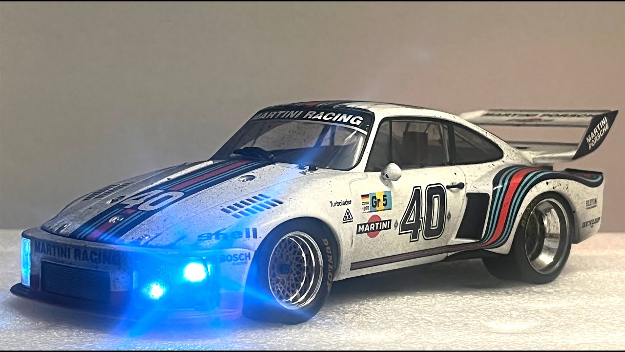 NOREV Raced Finish Line Porsche 935 Turbo Martini #40 LeMans 1976