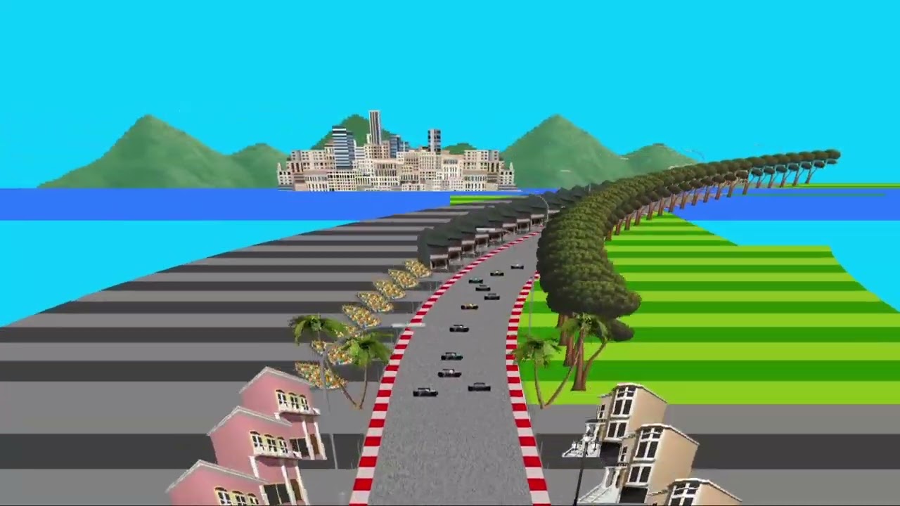 What is it look like behind scene of my retro F1 game - make with unity (Game link in description)