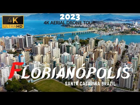 Florianópolis 2023 🇧🇷 4K UHD Aerial Drone | Santa Catarina Brazil