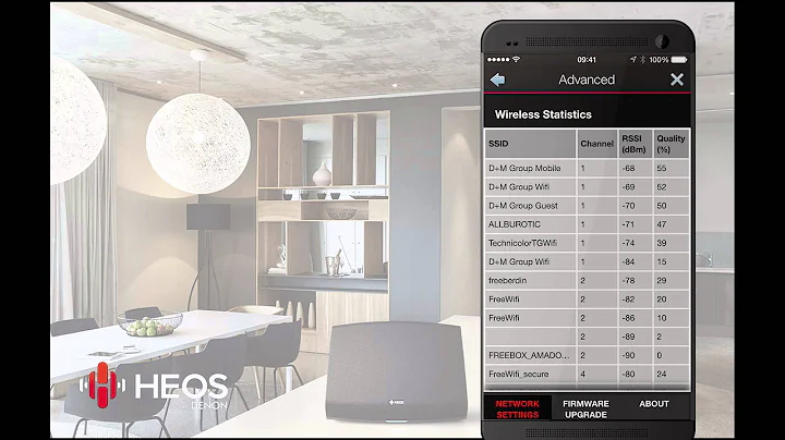 Denon | How to access the Wi-Fi stats on HEOS