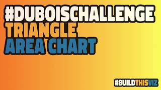 #DuBoisChallenge Triangle Area Chart | Build This Viz | Tableau Tutorial with Data Coach