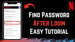 How to Know Netflix Password After Login !