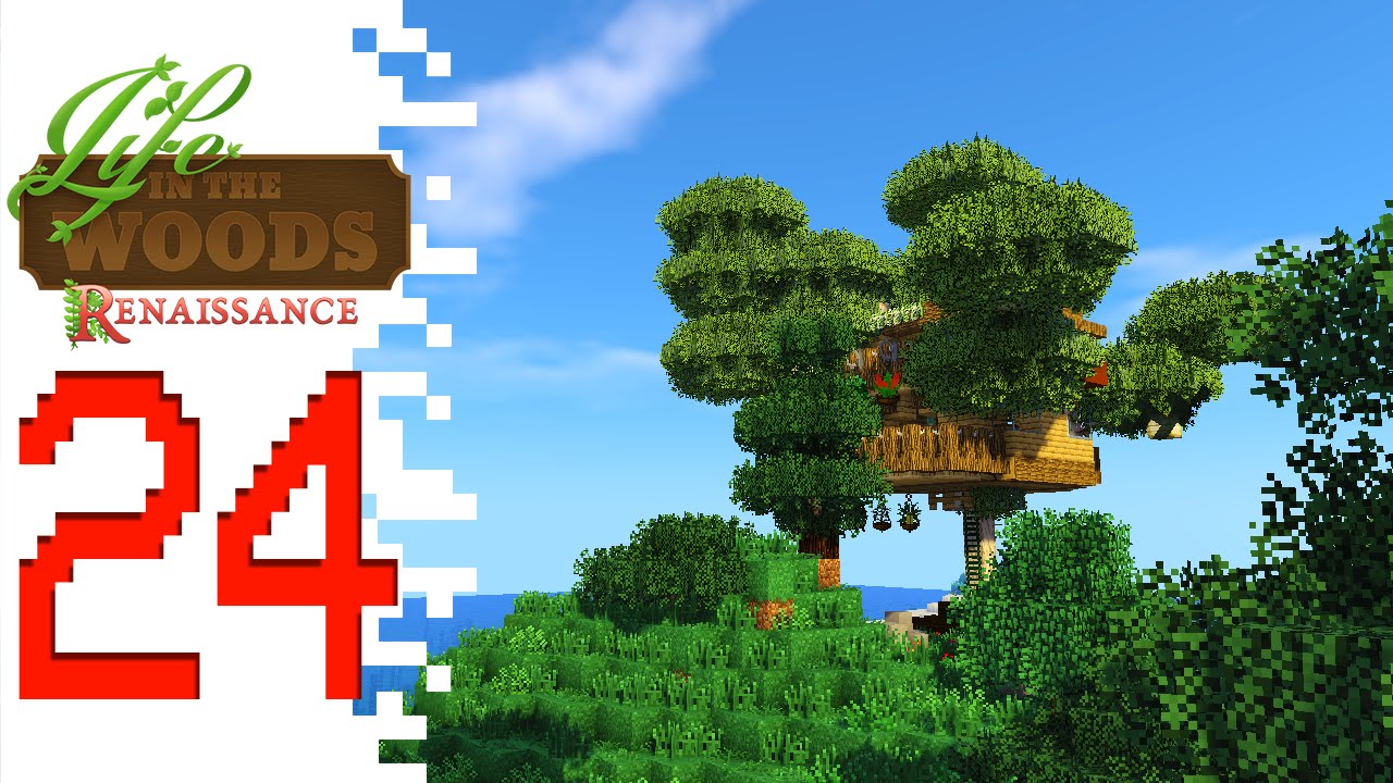 Life In The Woods: Renaissance - EP24 - A New Friend! (Minecraft) playthrough little monster at school