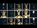 FNaF: Golden Ones - Characters Appearance Timeline (Series Backstage Animation)