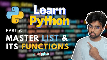 Master List & its Functions in Python | Python Part 9 | Feat. GreensTechnolgies