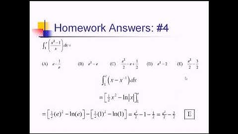 FTC - Integral Evaluation (Polynomials): Problem Set #1