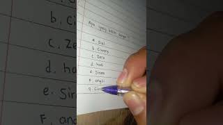 Dengar semuanya gak❓(Kalo iya tulis dikomen)#handwriting #shortvideo #trending